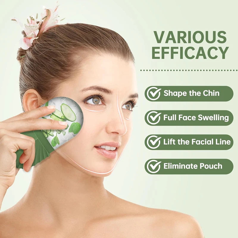 Ice Face Roller Ice Cube Silicone Ice Mold for Eye Puffiness 